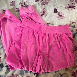 Victoria's Secret Pink Velour Pants